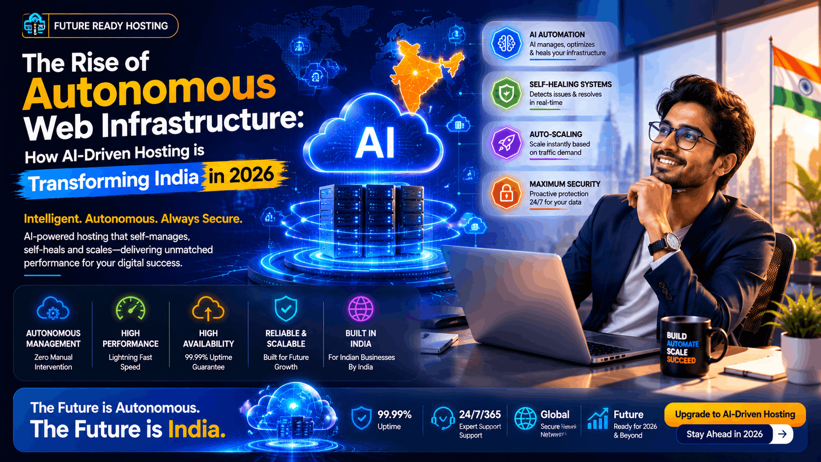 The Rise of Autonomous Web Infrastructure: How AI-Driven Hosting is Transforming India in 2026