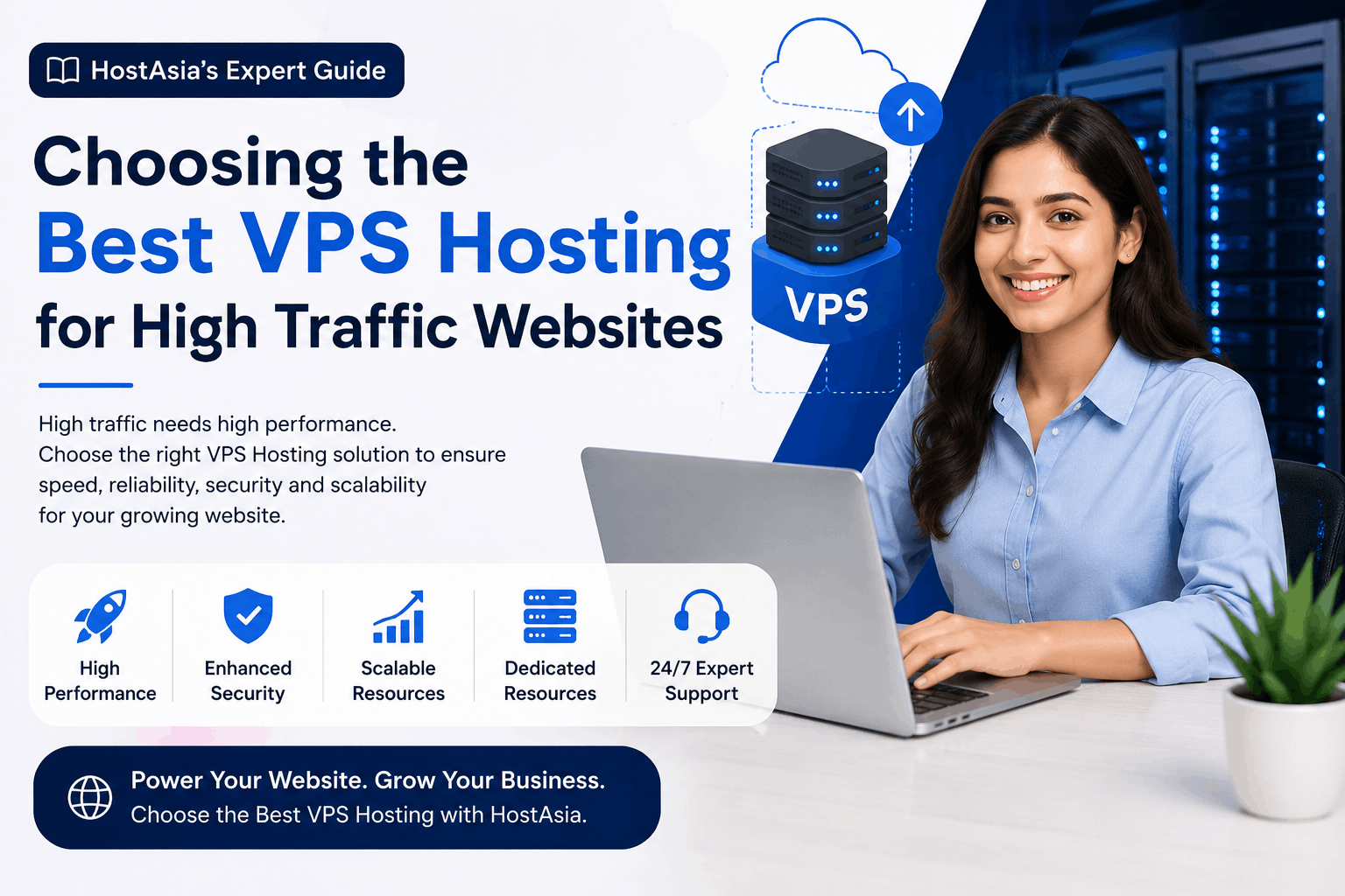 HostAsia's Expert Guide: Choosing the Best VPS Hosting for High Traffic Websites