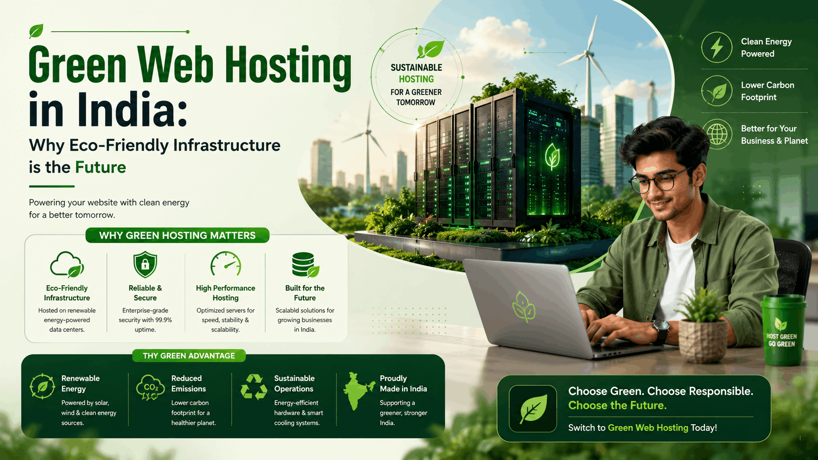 Green Web Hosting in India: Why Eco-Friendly Infrastructure is the Future