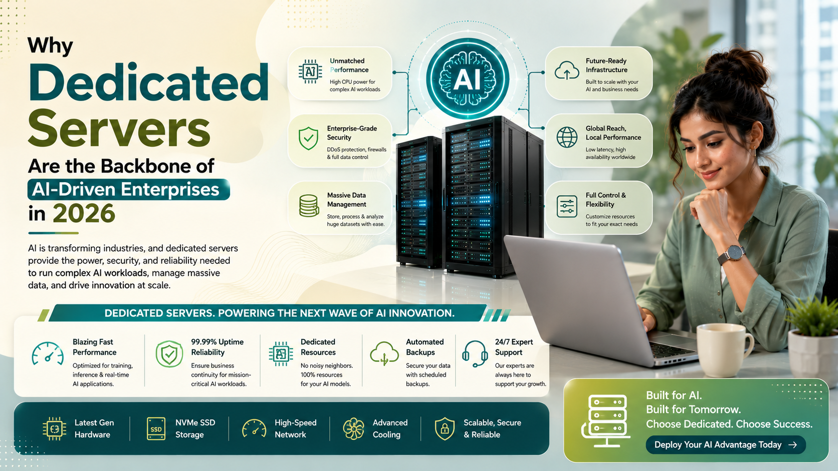 Why Dedicated Servers Are the Backbone of AI-Driven Enterprises in 2026